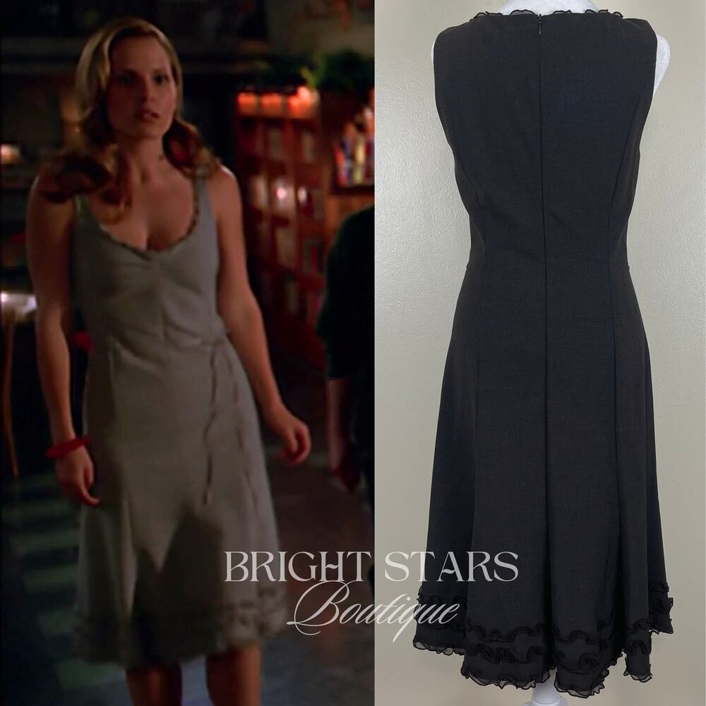 Extremely Rare Vintage Brown Dress ALT ASO Anya Buffy the Vampire Slayer Y2K - Picture 2 of 16